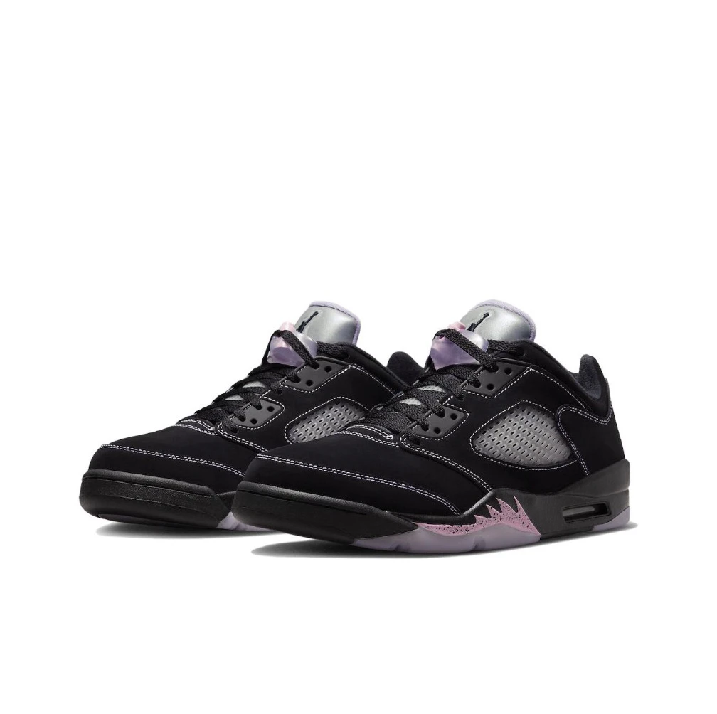 Air Jordan 5 Low AJ5黑紫 东单 男子 低帮 复古 篮球鞋