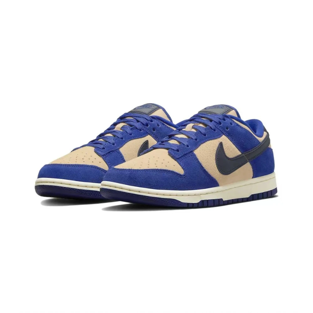 Nike Dunk Low 宝蓝 芝麻棕 男女同款 轻便 低帮 休闲 板鞋 复古
