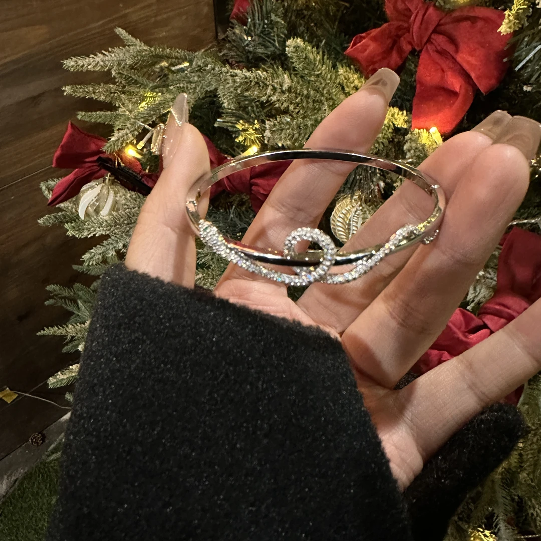 oushipei/欧诗佩 铜合金手镯 缠绕蛇形手镯时尚小众个性设计感