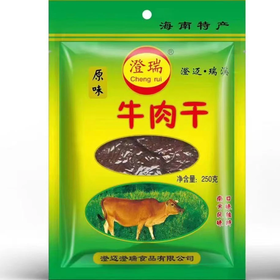 海南特产玲姐传统瑞溪大片手撕原味牛肉干越嚼越香净含量250g