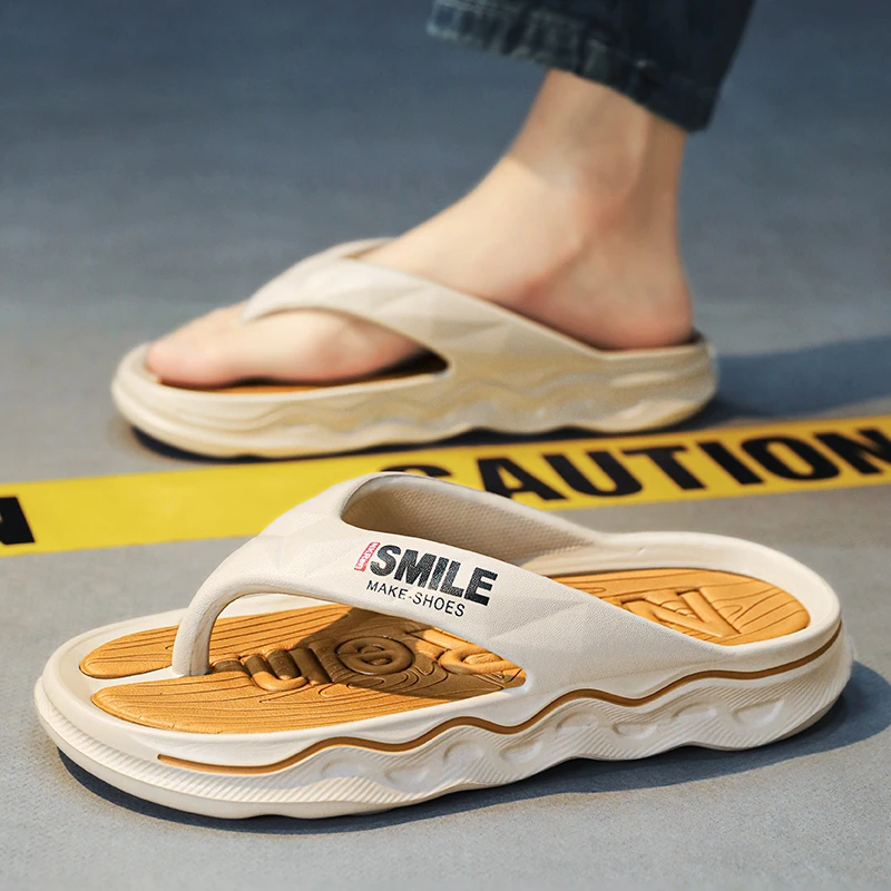 路约威格人字拖男夏季潮流外穿防滑耐磨夹脚拖鞋厚底运动凉鞋大码