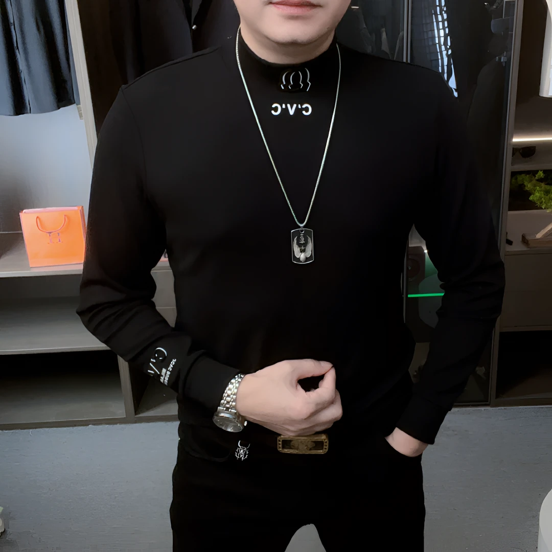 2024年男士秋冬保暖亲肤舒适柔软高级百搭打底卫衣