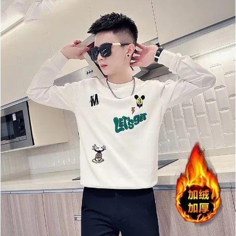 GIOIO高级感痞帅卫衣男士秋冬季2024新款爆款长袖款秋装上衣服 潮