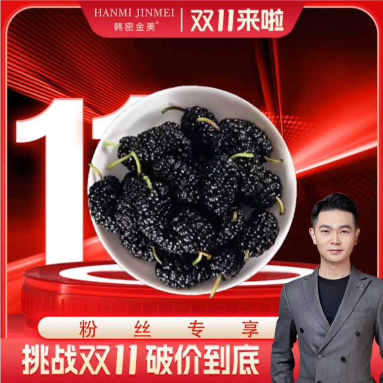 【邱天优选】 黑桑葚干免洗冲泡150g罐装泡茶大果精选颗饱满香甜