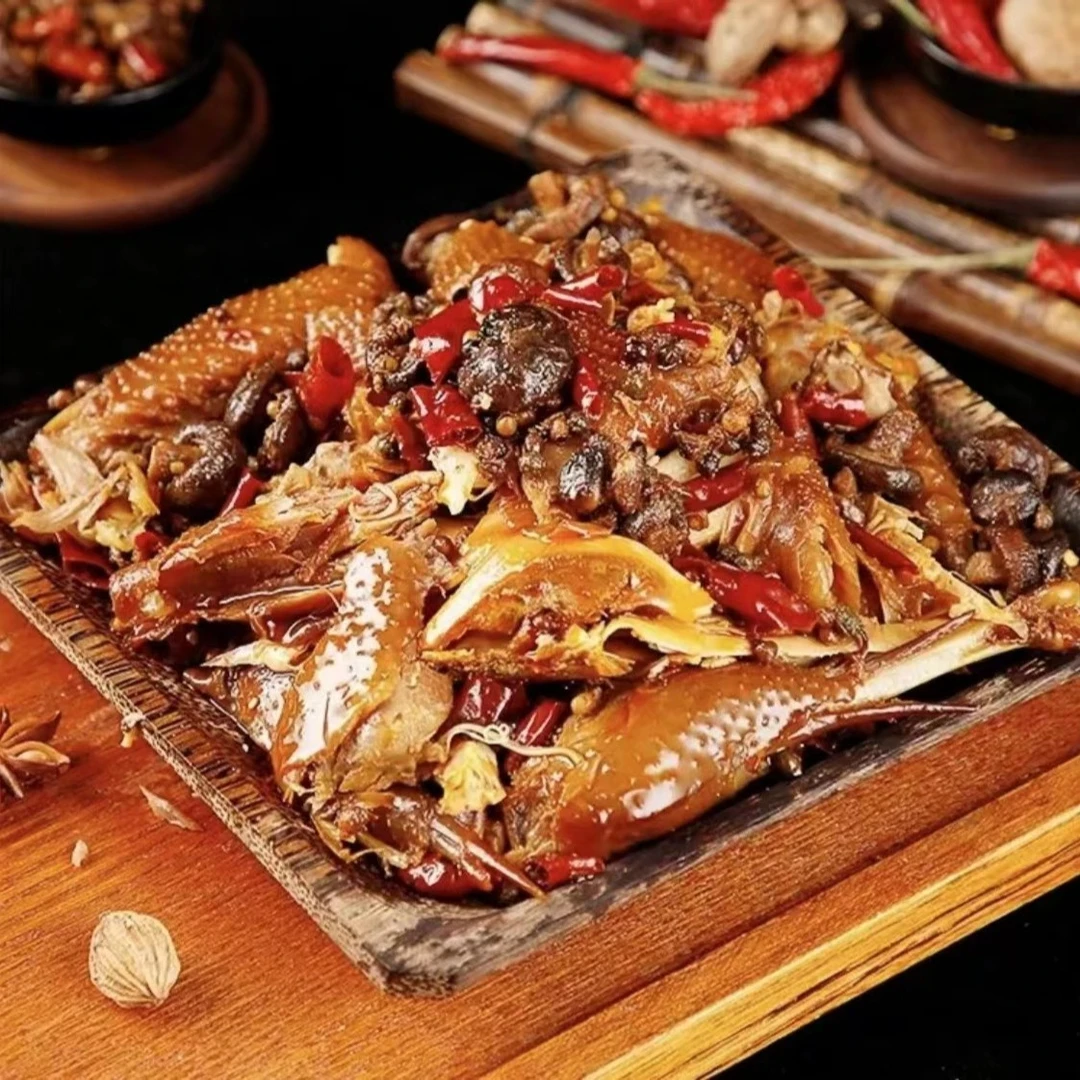 映彩虹口感香菇麻椒鸡，整只麻椒鸡【两只更划算，900g左右】当日现做