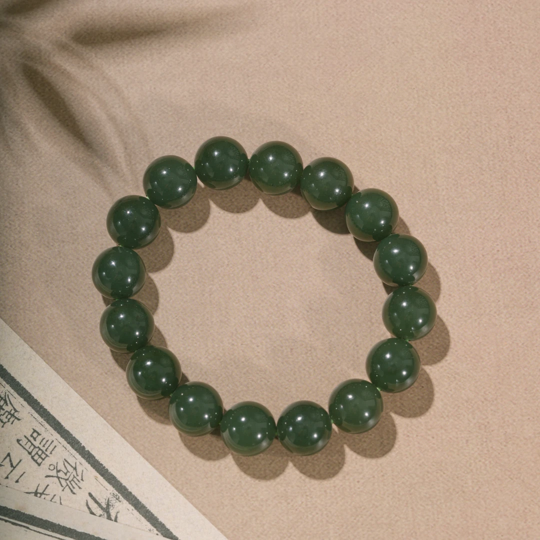 【玉氏珠宝】和田玉手串CAN1470490