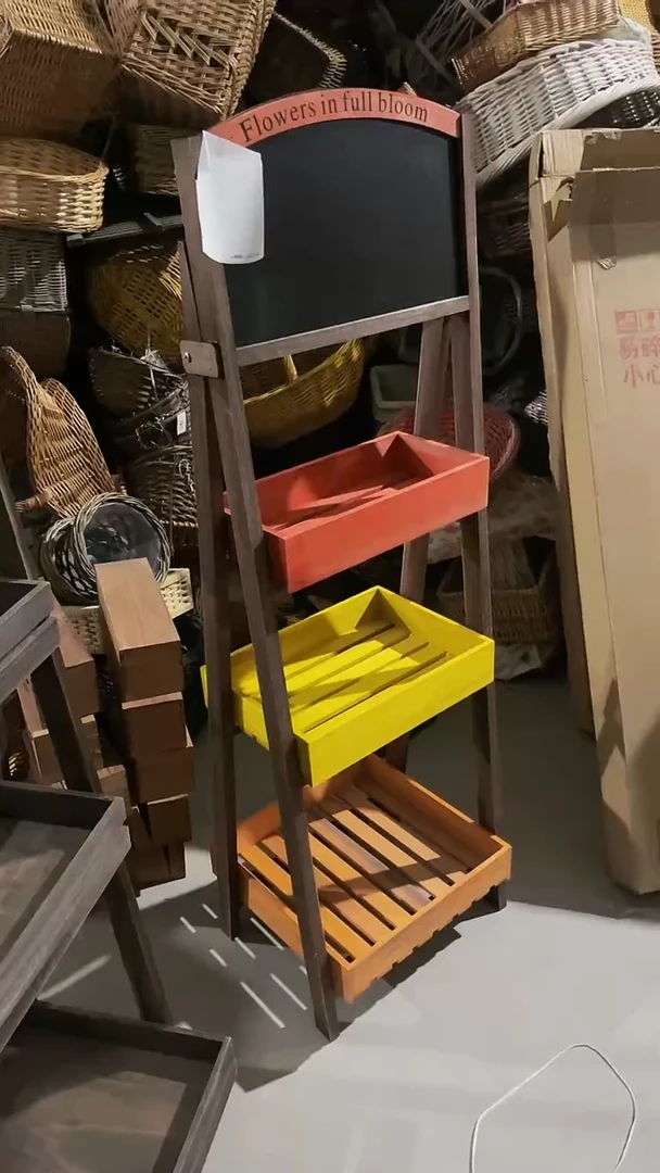 【闪购商品】彩色花架带黑板