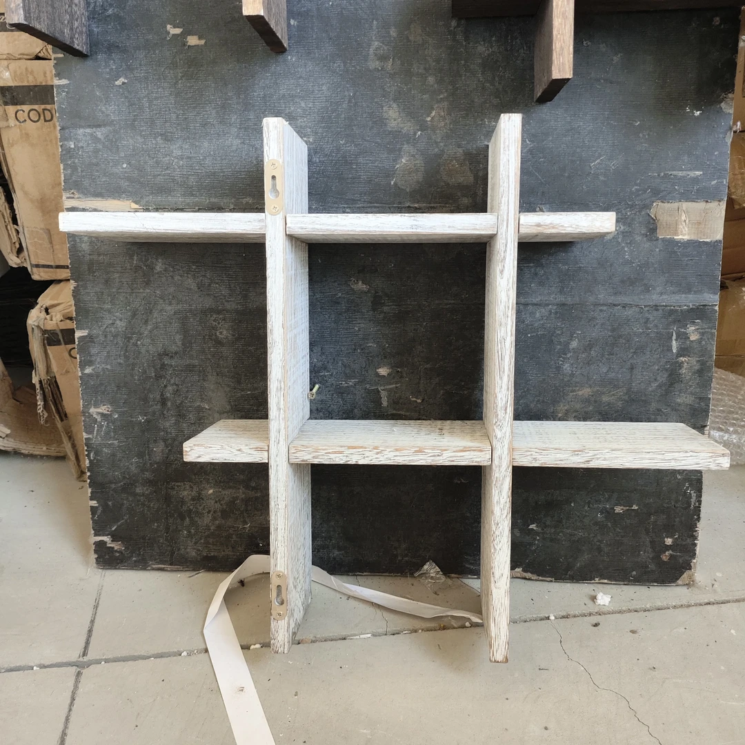 实木简约8板组合款上墙客厅复古置物架做旧家用壁挂隔板木质