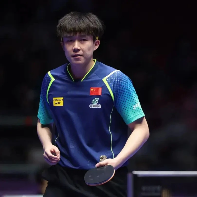 乒乓球服男女上衣成都国乒队服国家队比赛服男款透气儿童球衣印字