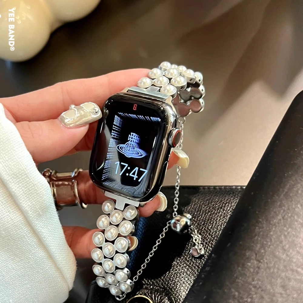 IAMYEE人间白月光手链表带适用applewatch3456789SES8S9S10iwatch