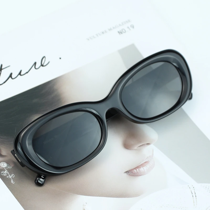 GM墨镜女马吉拉合作款mm005椭圆形太阳镜可配近视防紫外线高级感