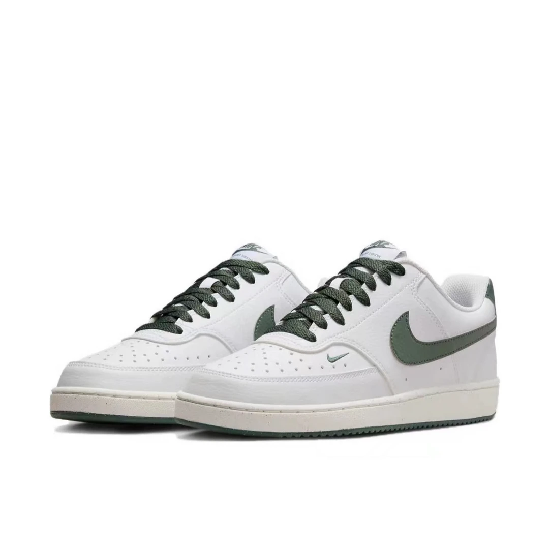 耐克男女款减震耐磨低帮板鞋白绿新品FV9952101