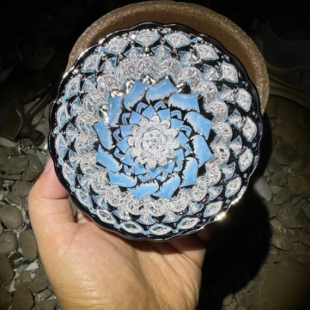 高端茶器 蓝色妖姬莲花 主人杯0zd