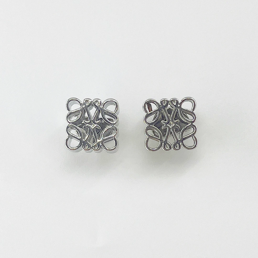 铜合金耳饰 初见饰你 四方耳钉874922-46