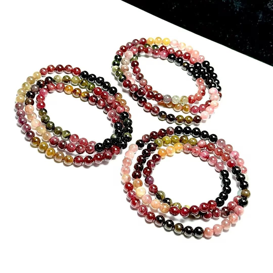 【BF】碧玺多圈手串-约5mm（多样性发其一）