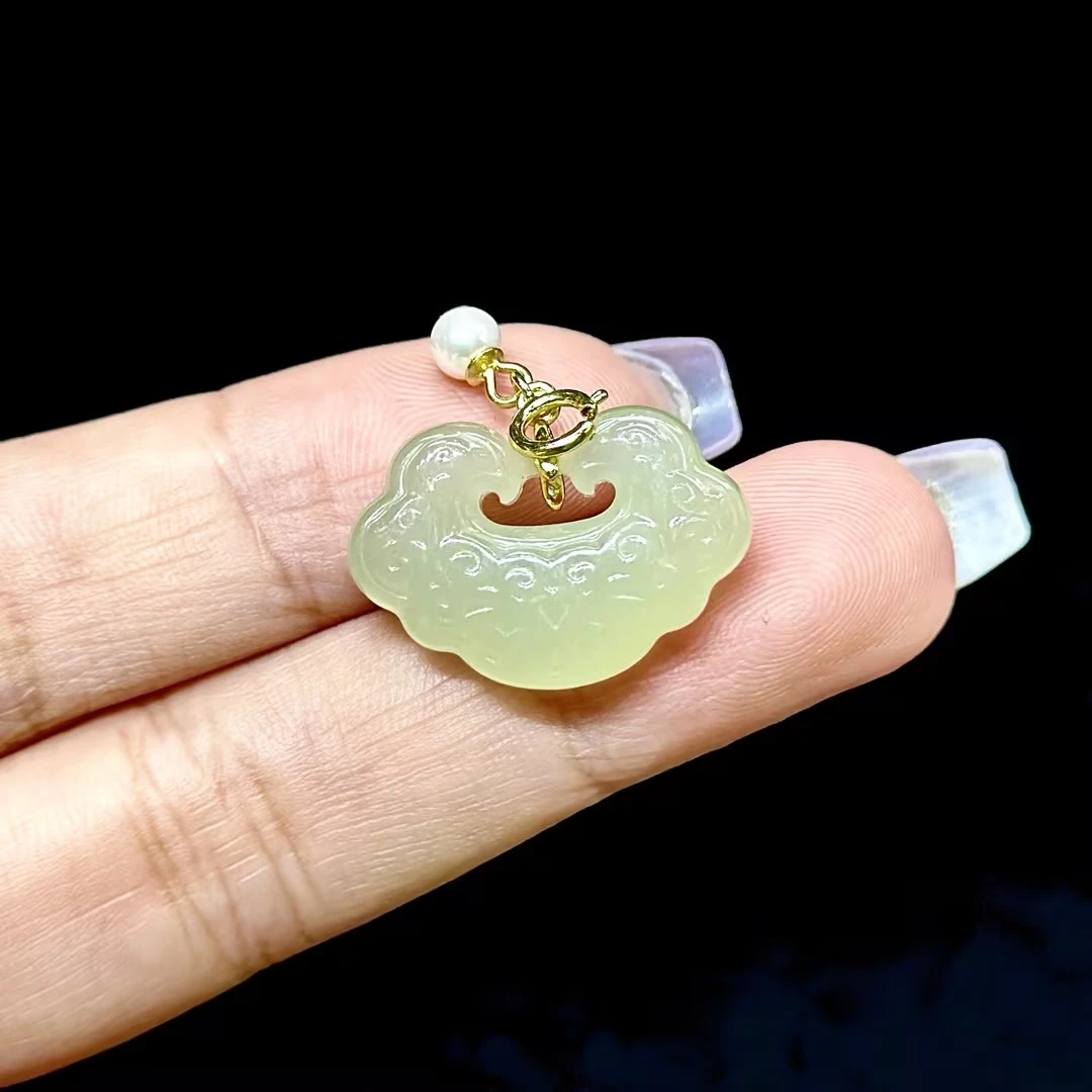 【CH】和田玉如意锁吊坠（多样性发其一）