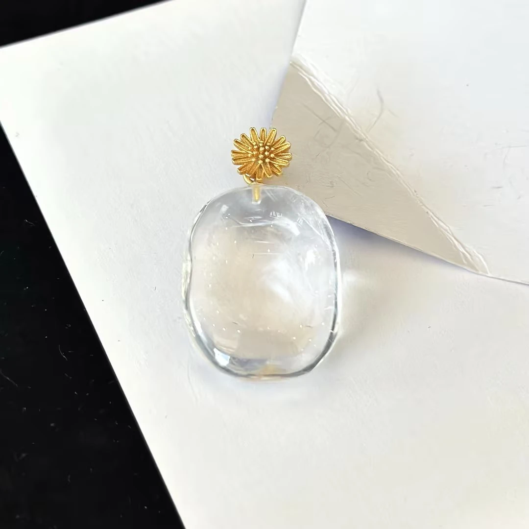 【DL】蓝针水晶吊坠（多样性发其一）