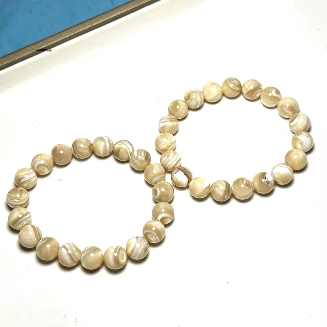 【DL】稀缺料深海贝手串-约10mm（多样性发其一）