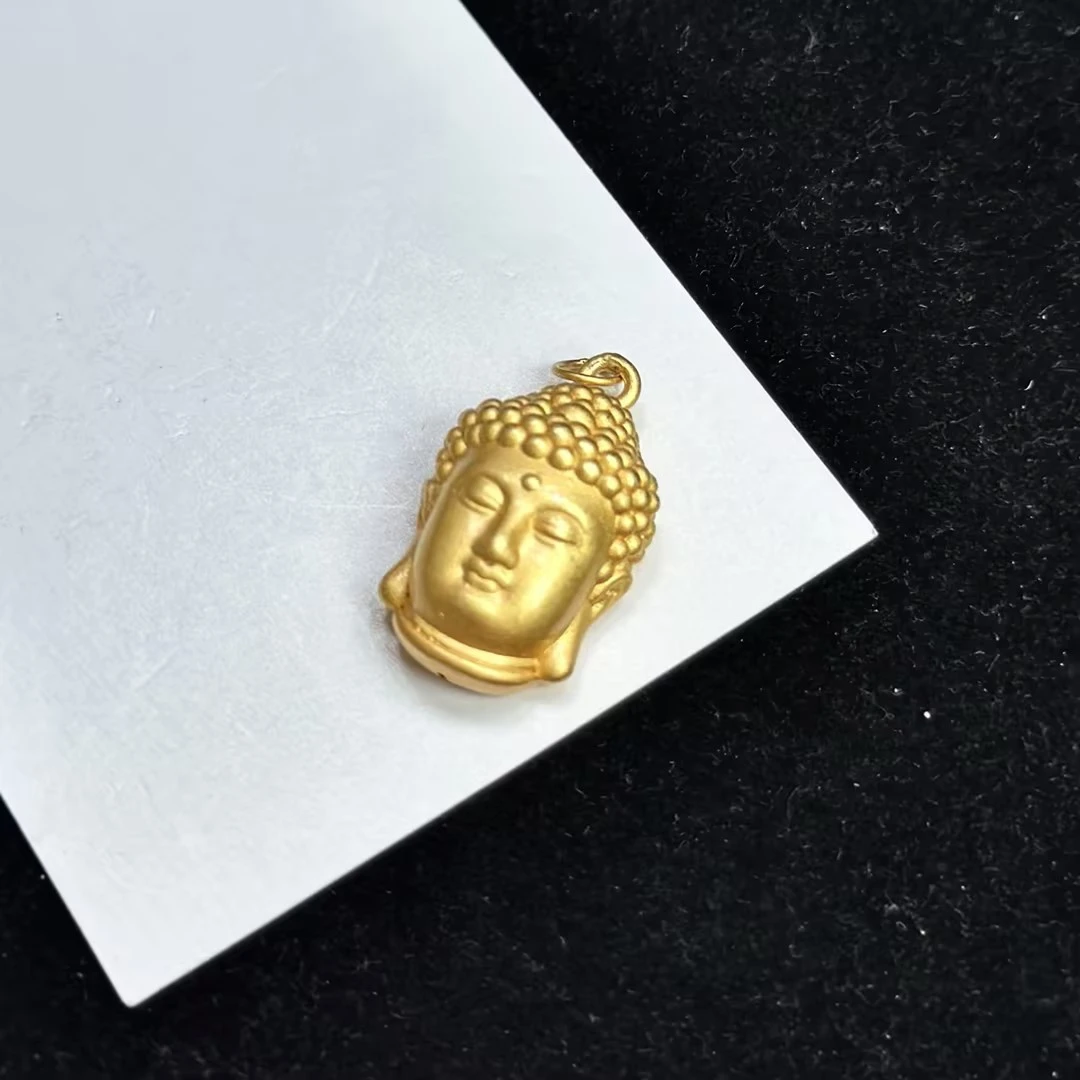 足银银制品 【HH】999足银佛头吊坠（多样性发其一）