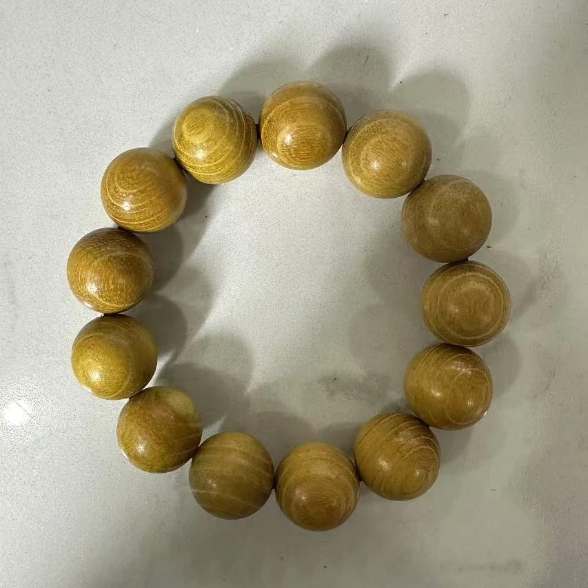 H73 黄金檀1.8cm单圈圆珠手串