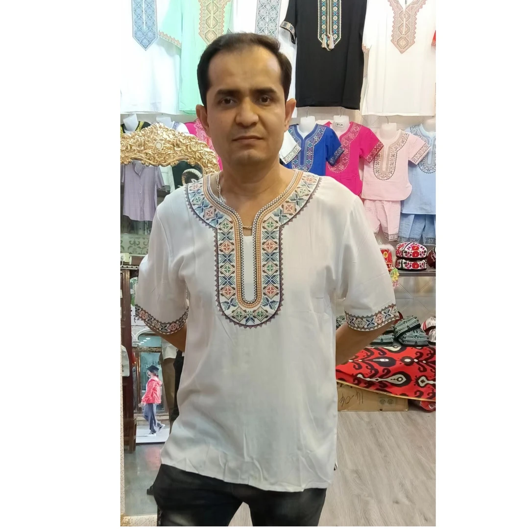 新疆的KANWAY民族服饰舒服的短袖的衬衫