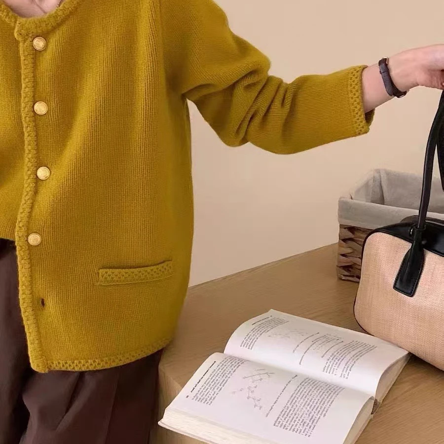 卉卉【 扣号链接】秋冬新款百搭气质针织毛衣