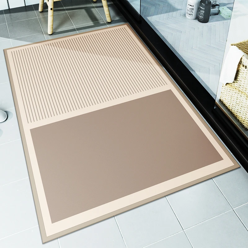 卫生间地垫浴室防滑吸水厕所超强门口洗手间硅藻泥速干卫浴脚垫子