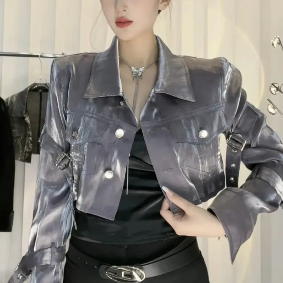 新款小众设计朋克外套夏季