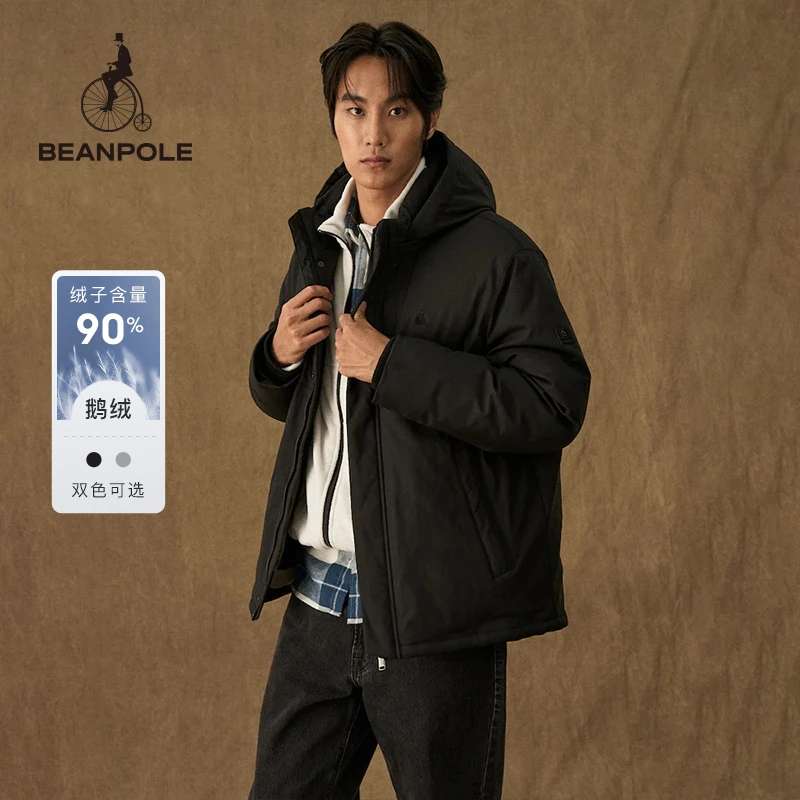 BEANPOLE【R·D·S90鹅绒】24男时尚可拆卸帽工装派克鹅绒服BC4Y38C26