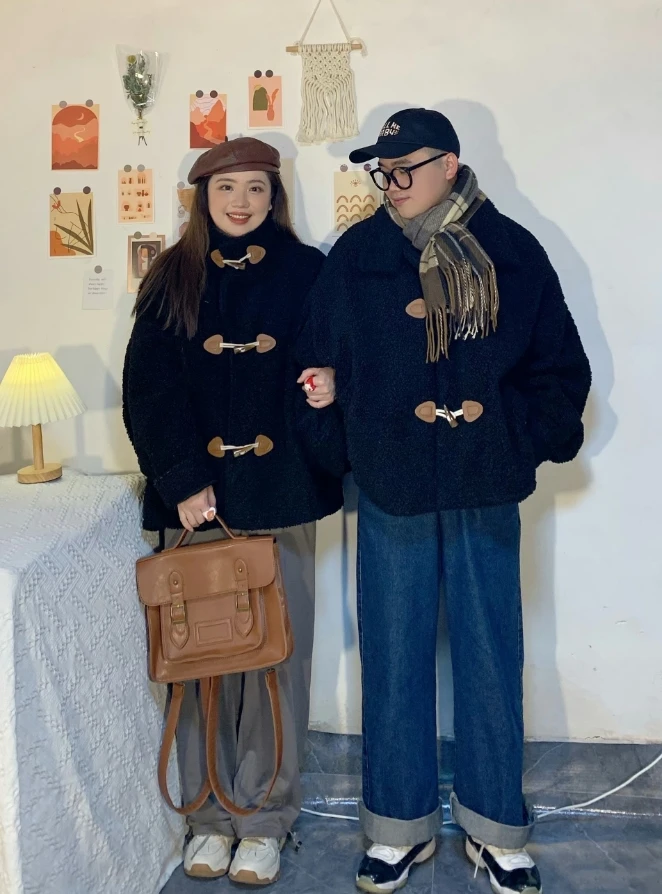 冬季胖MM韩版宽松加绒加厚外套
