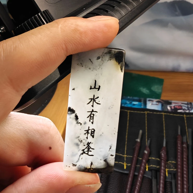 非金属木质吊坠 纯手工制作刻字吊坠刻精美独特情侣款可自选文字