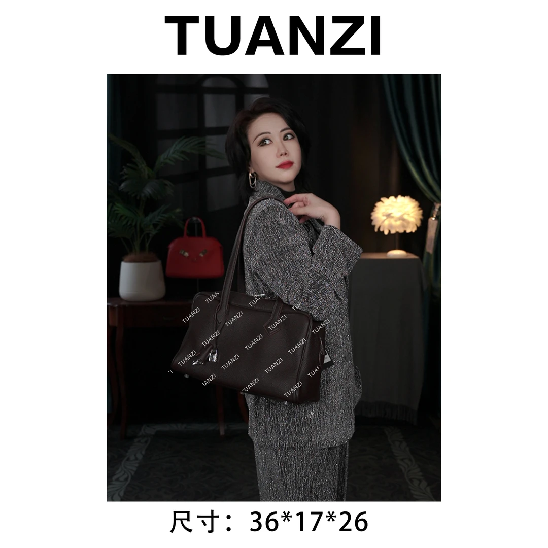 【匠·新】中古Victoria头层TC牛皮36尺寸包 XKY-3862-咖啡