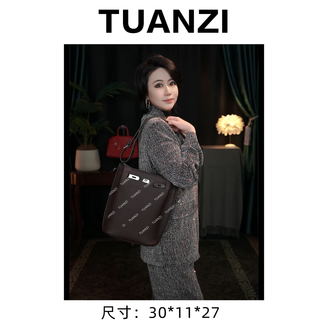 【高端玩家】So凯中古限定水桶包头层Togo牛皮 XKY-6840-坞木