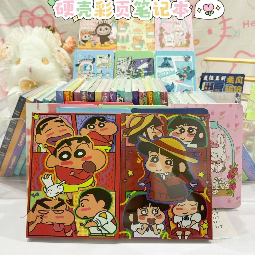 【直播配货】硬壳减压全彩页笔记本高颜值卡通可爱手账本学生办公