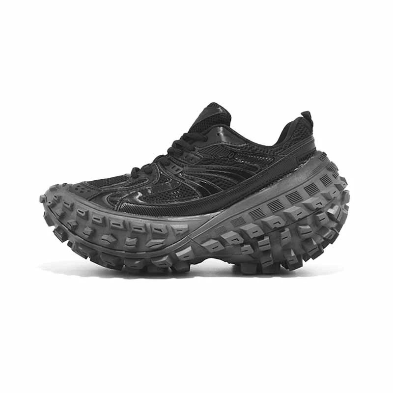 【巴家同款轮胎鞋】莆田百搭透气老爹鞋休闲鞋网面厚底增高男士户外