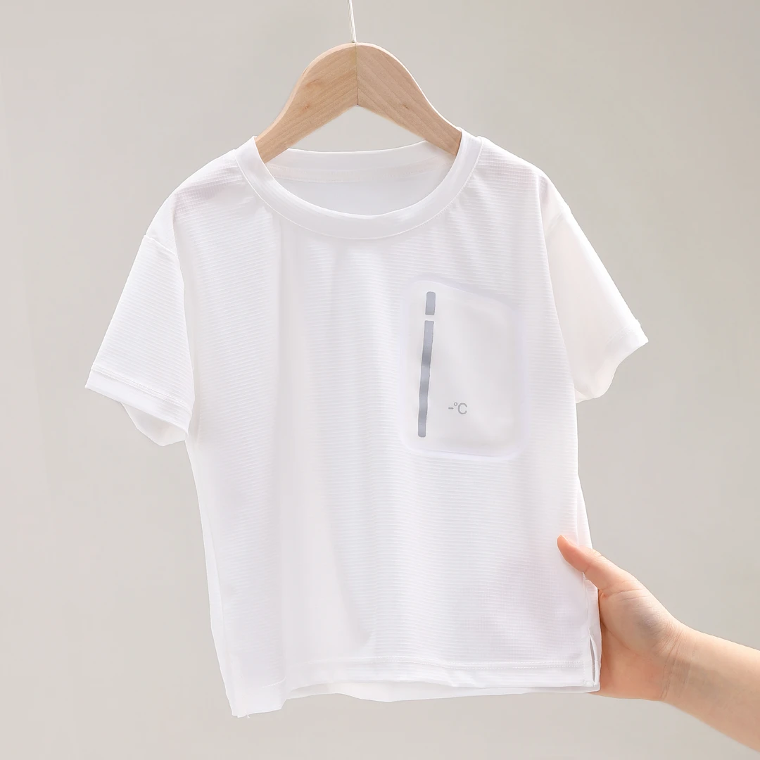 清仓男童速干短袖t恤宝宝儿童夏装男孩女童上衣洋气时髦薄款 3704