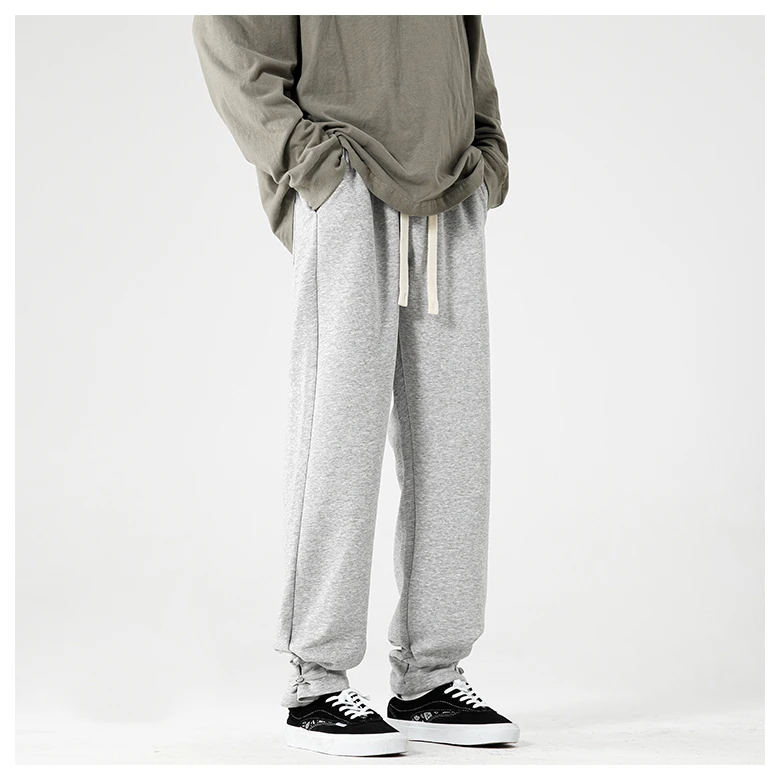 K1258 男秋季新款男士复古宽松长裤子潮休闲裤