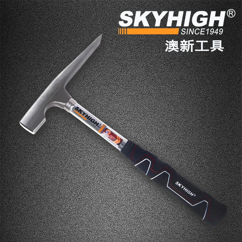 澳新工具正品专业地质检测锤地矿锤高碳钢一体式锻造锤