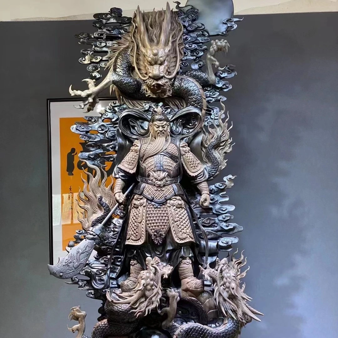 【唐工巧匠】直播间有优惠【关二爷】家居摆件