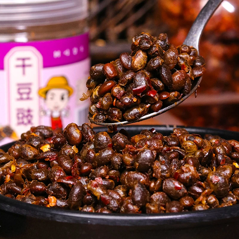 麻辣干豆豉香辣味重庆特产原味豆鼓调味料酱豆260g豆豉手工豆鼓
