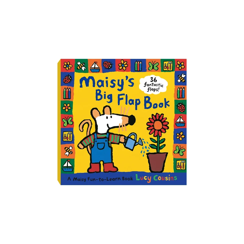 筑桥Maisy's Big Flap Book 梅西的大大翻翻书 纸板书原版引进
