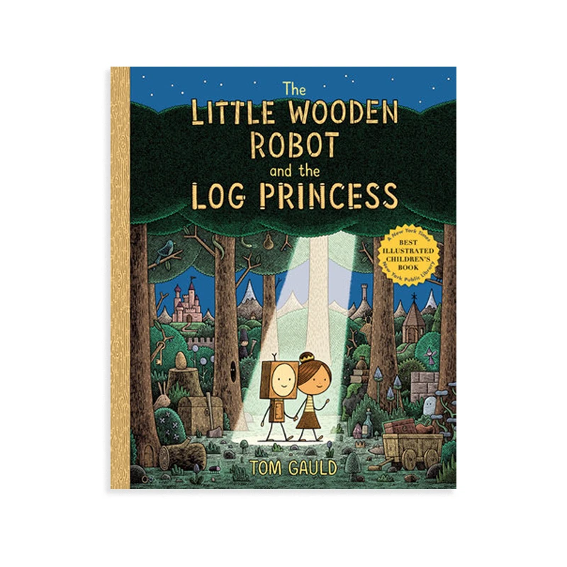 筑桥The Little Wooden Robot and the Log Princess精装原版引进