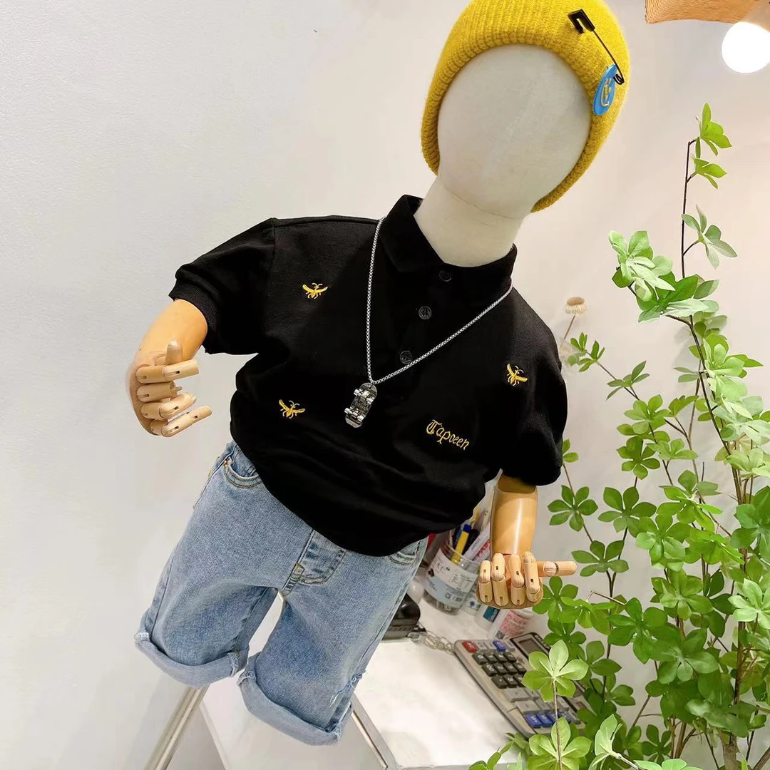 中童男童纯棉POLO衫