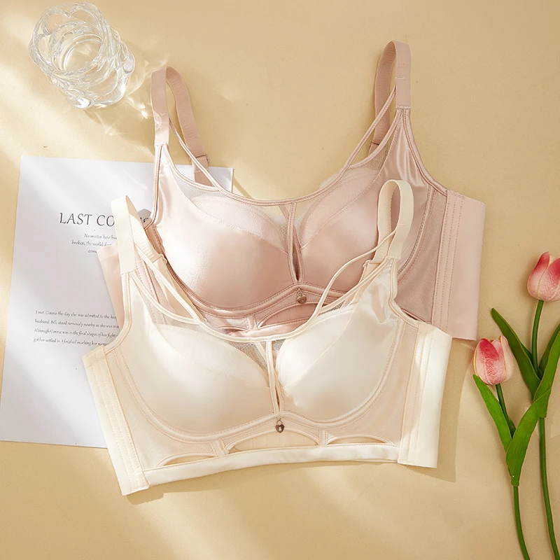 千奈美时尚裹胸小胸聚拢文胸7505+DRP198