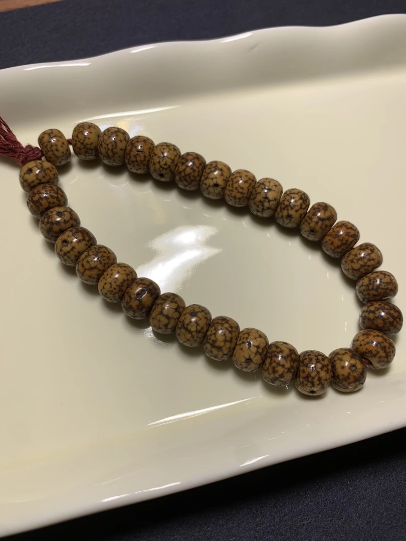 非金属木质手链 星月单圈磨损皮壳开片漂亮