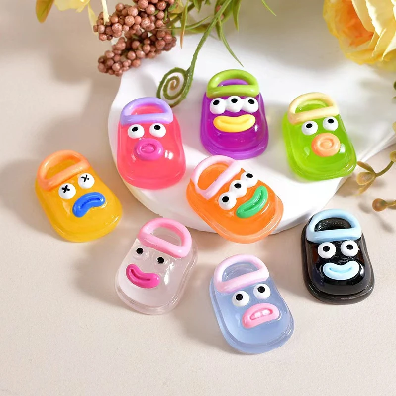 【对对碰】树脂夜光搞怪香肠嘴小丑鞋创意摆件