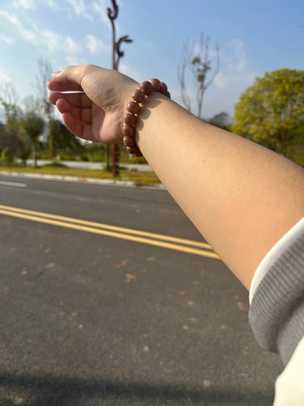 卡12芋泥啵啵粉精致大方手串