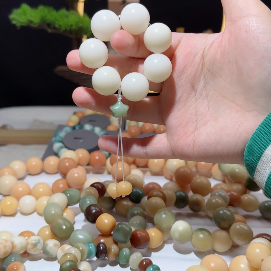 【闪购商品】白玉菩提手串手捻微微瑕