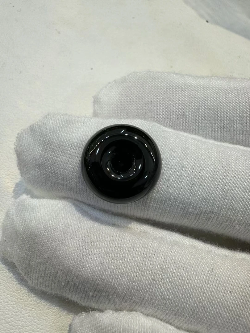 天然缅甸翡翠墨翠平安扣吊咀