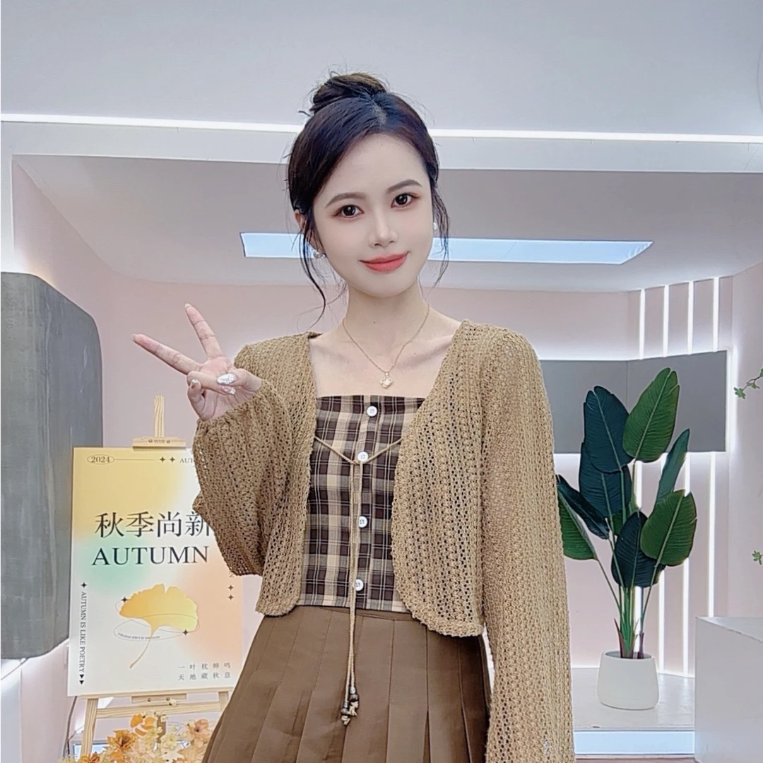 西歌女装·复古游牧风开衫气质收腰显瘦小个子上衣披肩长袖